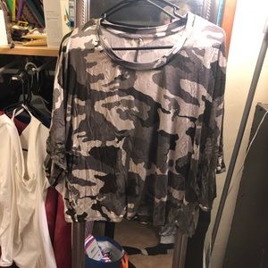 Camo crop top